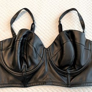 Leather Corset-Bra